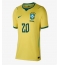 Maillot de football Réplique Brazil Lucas Paqueta #20 Domicile Femme Mondial 2026 Manche Courte