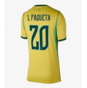 Maillot de football Réplique Brazil Lucas Paqueta #20 Domicile Femme Mondial 2026 Manche Courte