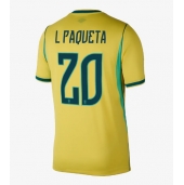 Maillot de football Réplique Brazil Lucas Paqueta #20 Domicile Mondial 2026 Manche Courte