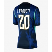 Maillot de football Réplique Brazil Lucas Paqueta #20 Extérieur Femme Mondial 2026 Manche Courte