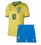 Maillot de football Réplique Brazil Neymar Jr #10 Domicile Enfant Mondial 2026 Manche Courte (+ Pantalon court)