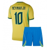 Maillot de football Réplique Brazil Neymar Jr #10 Domicile Enfant Mondial 2026 Manche Courte (+ Pantalon court)