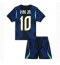 Maillot de football Réplique Brazil Vinicius Junior #10 Extérieur Enfant Mondial 2026 Manche Courte (+ Pantalon court)