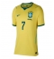 Maillot de football Réplique Brazil Vinicius Junior #7 Domicile Femme Mondial 2026 Manche Courte