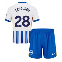 Maillot de football Réplique Brighton Evan Ferguson #28 Domicile Enfant 2024-25 Manche Courte (+ Pantalon court)