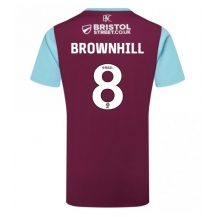 Maillot de football Réplique Burnley Josh Brownhill #8 Domicile 2024-25 Manche Courte