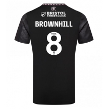 Maillot de football Réplique Burnley Josh Brownhill #8 Extérieur 2024-25 Manche Courte