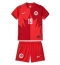 Maillot de football Réplique Canada Alphonso Davies #19 Domicile Enfant Mondial 2026 Manche Courte (+ Pantalon court)