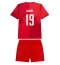 Maillot de football Réplique Canada Alphonso Davies #19 Domicile Enfant Mondial 2026 Manche Courte (+ Pantalon court)