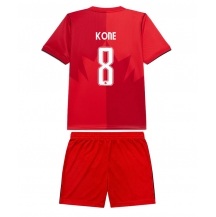 Maillot de football Réplique Canada Ismael Kone #8 Domicile Enfant Mondial 2026 Manche Courte (+ Pantalon court)
