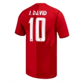 Maillot de football Réplique Canada Jonathan David #10 Domicile Mondial 2026 Manche Courte