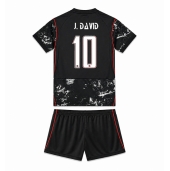 Maillot de football Réplique Canada Jonathan David #10 Extérieur Enfant Mondial 2026 Manche Courte (+ Pantalon court)