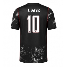 Maillot de football Réplique Canada Jonathan David #10 Extérieur Mondial 2026 Manche Courte
