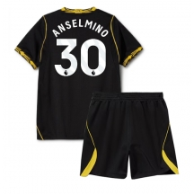 Maillot de football Réplique Chelsea Aaron Anselmino #30 Extérieur Enfant 2026-27 Manche Courte (+ Pantalon court)
