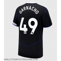 Maillot de football Réplique Chelsea Alejandro Garnacho #49 Troisième 2025-26 Manche Courte