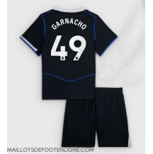 Maillot de football Réplique Chelsea Alejandro Garnacho #49 Troisième Enfant 2025-26 Manche Courte (+ Pantalon court)