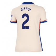 Maillot de football Réplique Chelsea Axel Disasi #2 Extérieur Femme 2024-25 Manche Courte