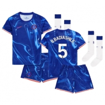 Maillot de football Réplique Chelsea Benoit Badiashile #5 Domicile Enfant 2024-25 Manche Courte (+ Pantalon court)
