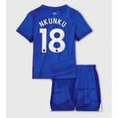 Maillot de football Réplique Chelsea Christopher Nkunku #18 Domicile Enfant 2025-26 Manche Courte (+ Pantalon court)