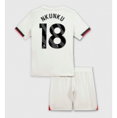 Maillot de football Réplique Chelsea Christopher Nkunku #18 Extérieur Enfant 2025-26 Manche Courte (+ Pantalon court)