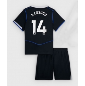 Maillot de football Réplique Chelsea Dario Essugo #14 Troisième Enfant 2025-26 Manche Courte (+ Pantalon court)