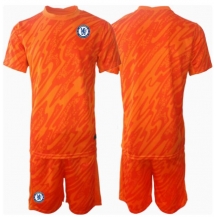 Maillot de football Réplique Chelsea Gardien de but Domicile Enfant 2024-25 Manche Courte (+ Pantalon court)