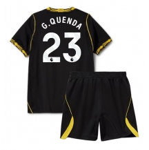 Maillot de football Réplique Chelsea Geovany Quenda #23 Extérieur Enfant 2026-27 Manche Courte (+ Pantalon court)