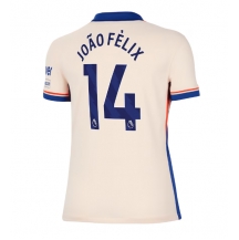 Maillot de football Réplique Chelsea Joao Felix #14 Extérieur Femme 2024-25 Manche Courte