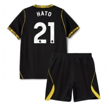 Maillot de football Réplique Chelsea Jorrel Hato #21 Extérieur Enfant 2026-27 Manche Courte (+ Pantalon court)