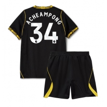Maillot de football Réplique Chelsea Josh Acheampong #34 Extérieur Enfant 2026-27 Manche Courte (+ Pantalon court)