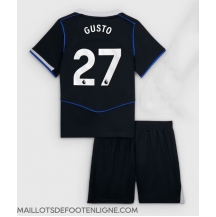 Maillot de football Réplique Chelsea Malo Gusto #27 Troisième Enfant 2025-26 Manche Courte (+ Pantalon court)