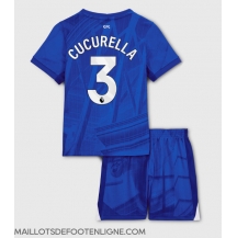Maillot de football Réplique Chelsea Marc Cucurella #3 Domicile Enfant 2025-26 Manche Courte (+ Pantalon court)