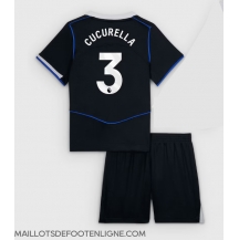 Maillot de football Réplique Chelsea Marc Cucurella #3 Troisième Enfant 2025-26 Manche Courte (+ Pantalon court)