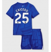 Maillot de football Réplique Chelsea Moises Caicedo #25 Domicile Enfant 2025-26 Manche Courte (+ Pantalon court)