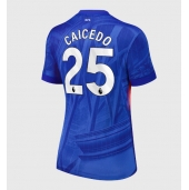Maillot de football Réplique Chelsea Moises Caicedo #25 Domicile Femme 2025-26 Manche Courte