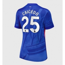 Maillot de football Réplique Chelsea Moises Caicedo #25 Domicile Femme 2025-26 Manche Courte