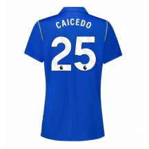 Maillot de football Réplique Chelsea Moises Caicedo #25 Domicile Femme 2026-27 Manche Courte