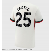 Maillot de football Réplique Chelsea Moises Caicedo #25 Extérieur 2025-26 Manche Courte