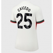Maillot de football Réplique Chelsea Moises Caicedo #25 Extérieur Femme 2025-26 Manche Courte
