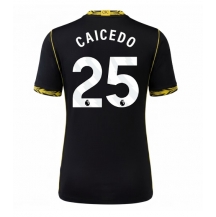 Maillot de football Réplique Chelsea Moises Caicedo #25 Extérieur Femme 2026-27 Manche Courte