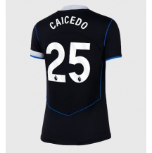 Maillot de football Réplique Chelsea Moises Caicedo #25 Troisième Femme 2025-26 Manche Courte