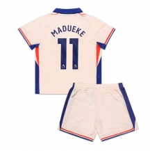 Maillot de football Réplique Chelsea Noni Madueke #11 Extérieur Enfant 2024-25 Manche Courte (+ Pantalon court)