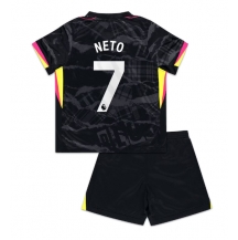 Maillot de football Réplique Chelsea Pedro Neto #7 Troisième Enfant 2024-25 Manche Courte (+ Pantalon court)