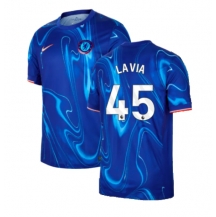 Maillot de football Réplique Chelsea Romeo Lavia #45 Domicile 2024-25 Manche Courte