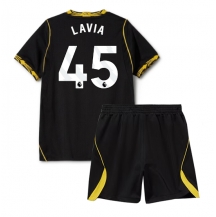 Maillot de football Réplique Chelsea Romeo Lavia #45 Extérieur Enfant 2026-27 Manche Courte (+ Pantalon court)