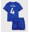 Maillot de football Réplique Chelsea Tosin Adarabioyo #4 Domicile Enfant 2025-26 Manche Courte (+ Pantalon court)