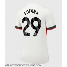 Maillot de football Réplique Chelsea Wesley Fofana #29 Extérieur Femme 2025-26 Manche Courte