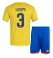 Maillot de football Réplique Colombia Jhon Lucumi #3 Domicile Enfant Mondial 2026 Manche Courte (+ Pantalon court)