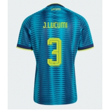 Maillot de football Réplique Colombia Jhon Lucumi #3 Extérieur Mondial 2026 Manche Courte