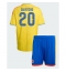 Maillot de football Réplique Colombia Juan Fernando Quintero #20 Domicile Enfant Mondial 2026 Manche Courte (+ Pantalon court)